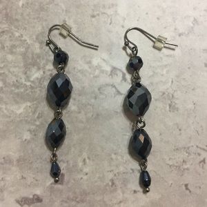 Lia Sophia Blue Drop Earrings